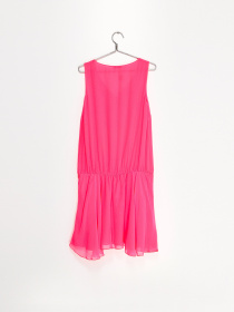 Платье миди Sassofono модель A172-SC-601171 НЕОНОВА ФУКСІЯ Фото