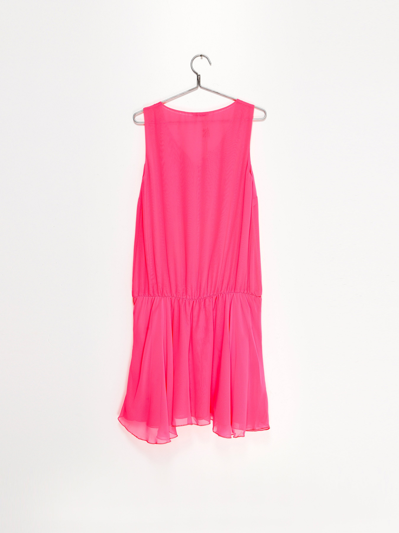 Платье миди Sassofono модель A172-SC-601171 НЕОНОВА ФУКСІЯ Фото