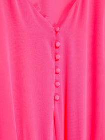 Платье миди Sassofono модель A172-SC-601171 НЕОНОВА ФУКСІЯ Фото