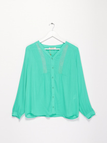 Блуза Sassofono модель A172-SF-271151 ЗЕЛЕНИЙ Фото
