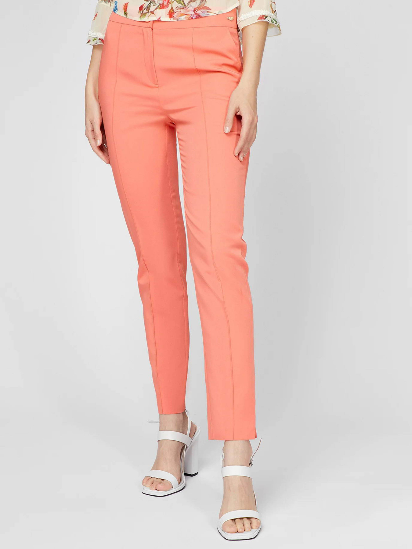 Брюки классические Sassofono модель A182-SC-107011 Лососевий Фото