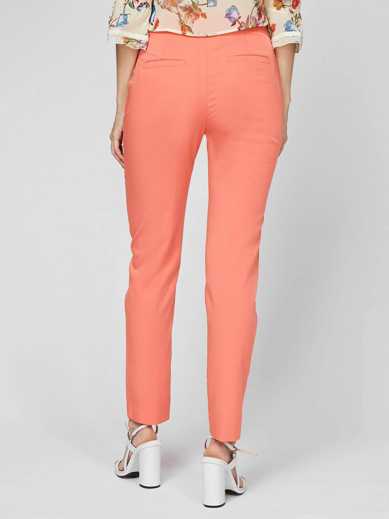 Классические штаны Sassofono модель A182-SC-107011 Лососевий Фото