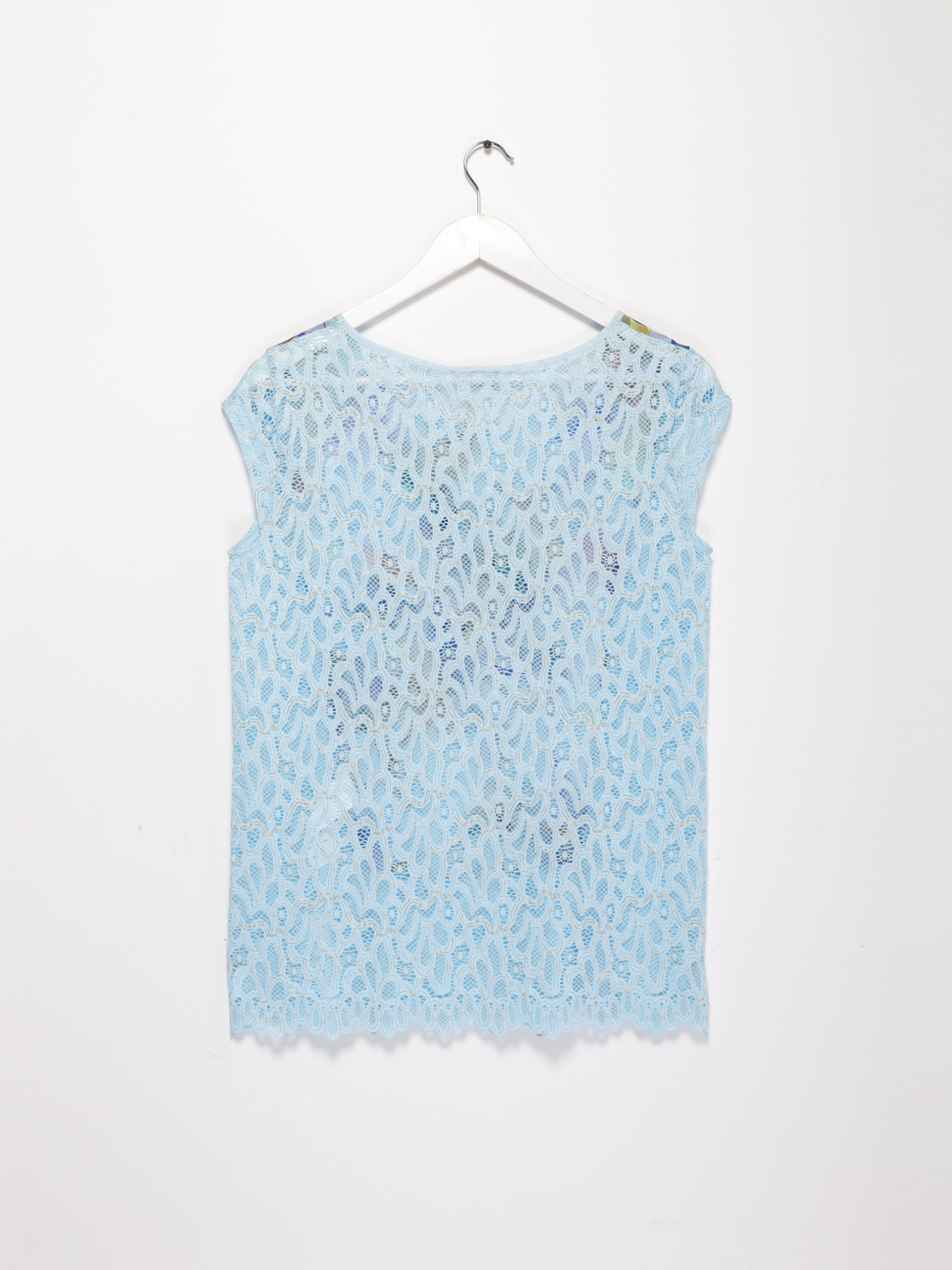 Блуза Sassofono модель A182-SC-209114 БЛАКИТНИЙ Фото