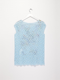 Блуза Sassofono модель A182-SC-209114 БЛАКИТНИЙ Фото