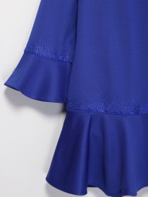 Юбка мини Sassofono модель A182-SC-278291-1 ЕЛЕКТРИК Фото