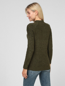 Светр Sassofono модель A201-SC-27650, Хакі Светр Sassofono модель A201-SC-27650, Хакі Фото