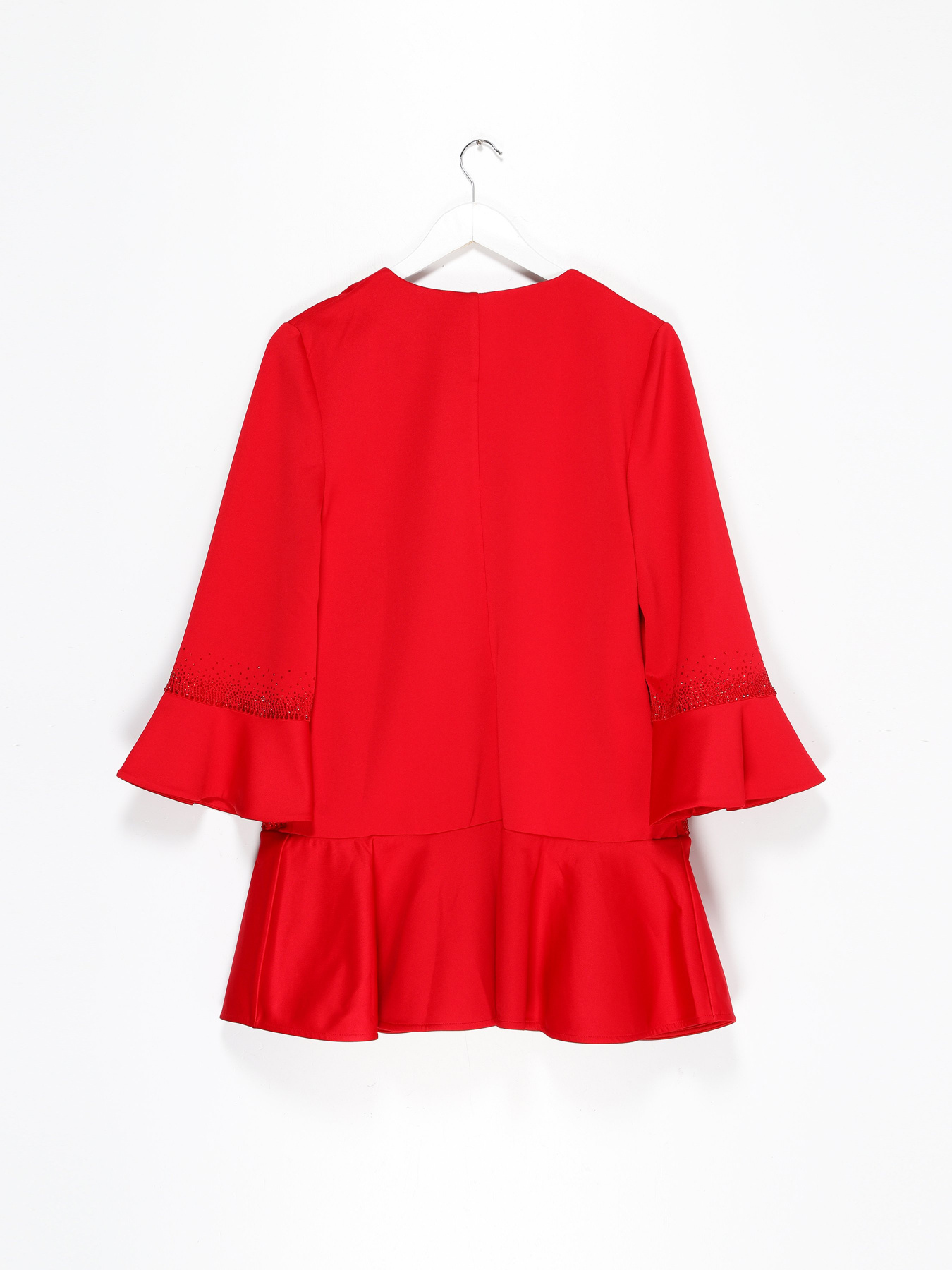 Тренч Sassofono модель A182-SC-278291-1 ЧЕРВОНИЙ Фото