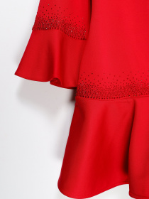 Тренч Sassofono модель A182-SC-278291-1 ЧЕРВОНИЙ Фото