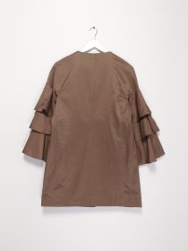 Тренч Sassofono модель A182-SC-306291 ЗЕМЛЯНИЙ Фото