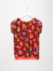 Блуза Sassofono модель A182-SC-313111 ПОМАРАНЧЕВИЙ Фото