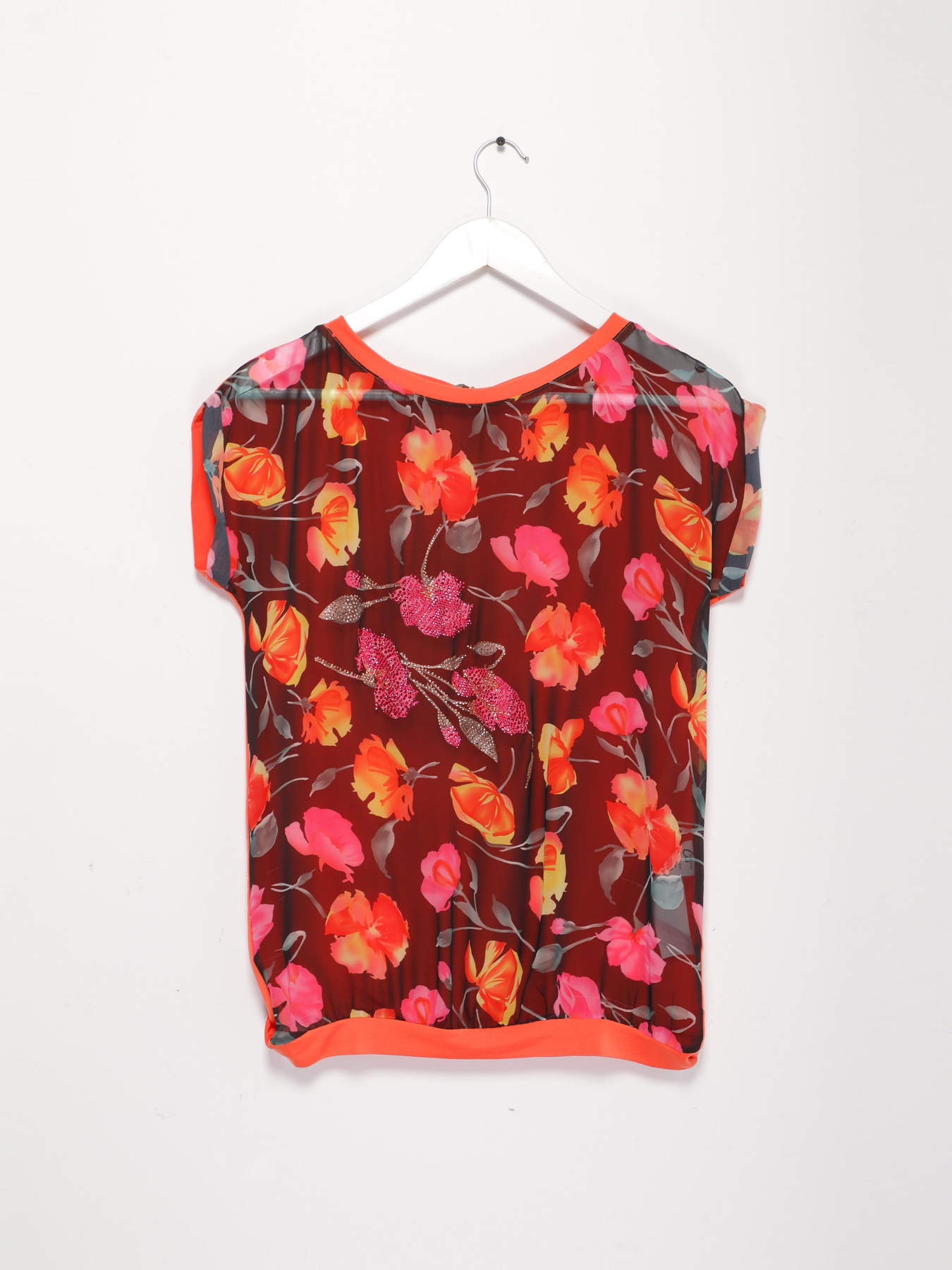 Блуза Sassofono модель A182-SC-313111 ПОМАРАНЧЕВИЙ Фото