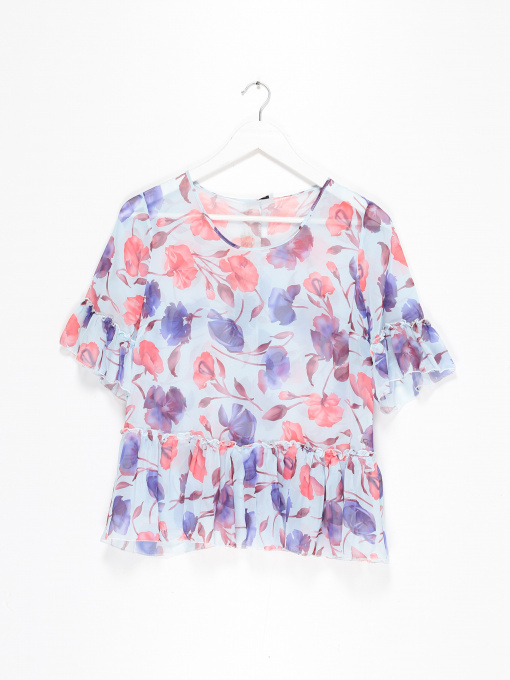 Блуза Sassofono модель A182-SC-314111-1 ЛІЛОВИЙ Фото