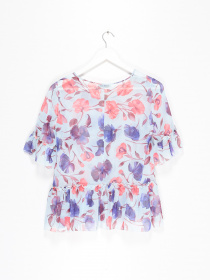 Блуза Sassofono модель A182-SC-314111-1 ЛІЛОВИЙ Фото