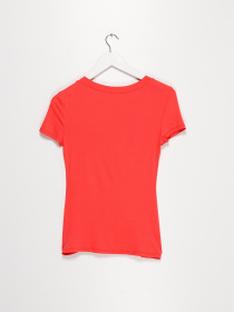 Футболка Sassofono модель A182-SC-424111 КОРАЛОВИЙ Фото