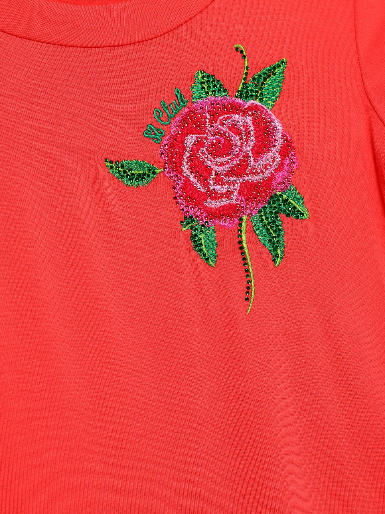 Футболка Sassofono модель A182-SC-424111 КОРАЛОВИЙ Фото