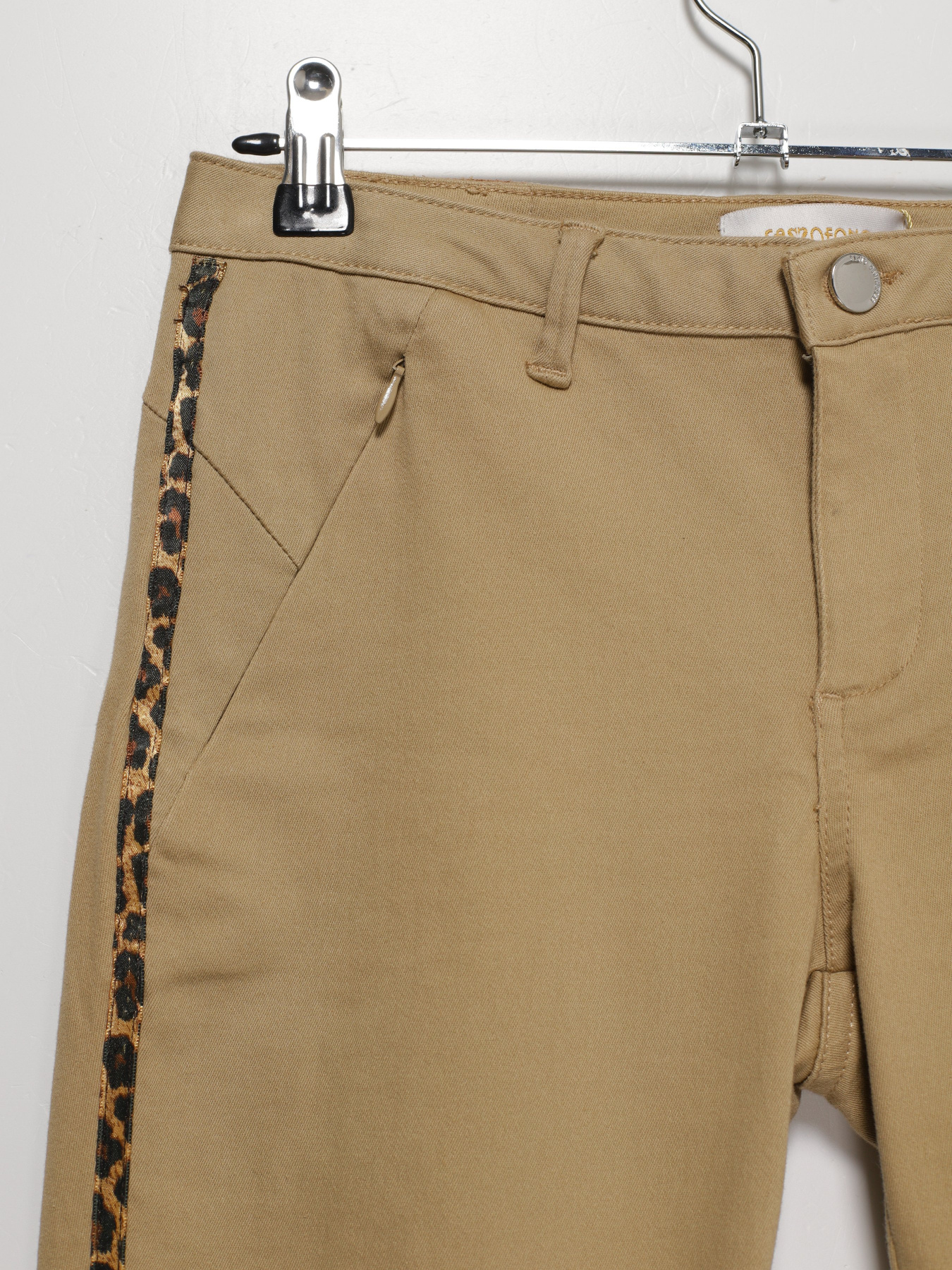 Повсякденні штани Sassofono модель A182-SF-100011-1 БЕЖЕВИЙ Фото