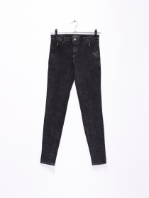 Зауженные джинсы Sassofono модель A182-SF-100011-3 ЧОРНИЙ Фото