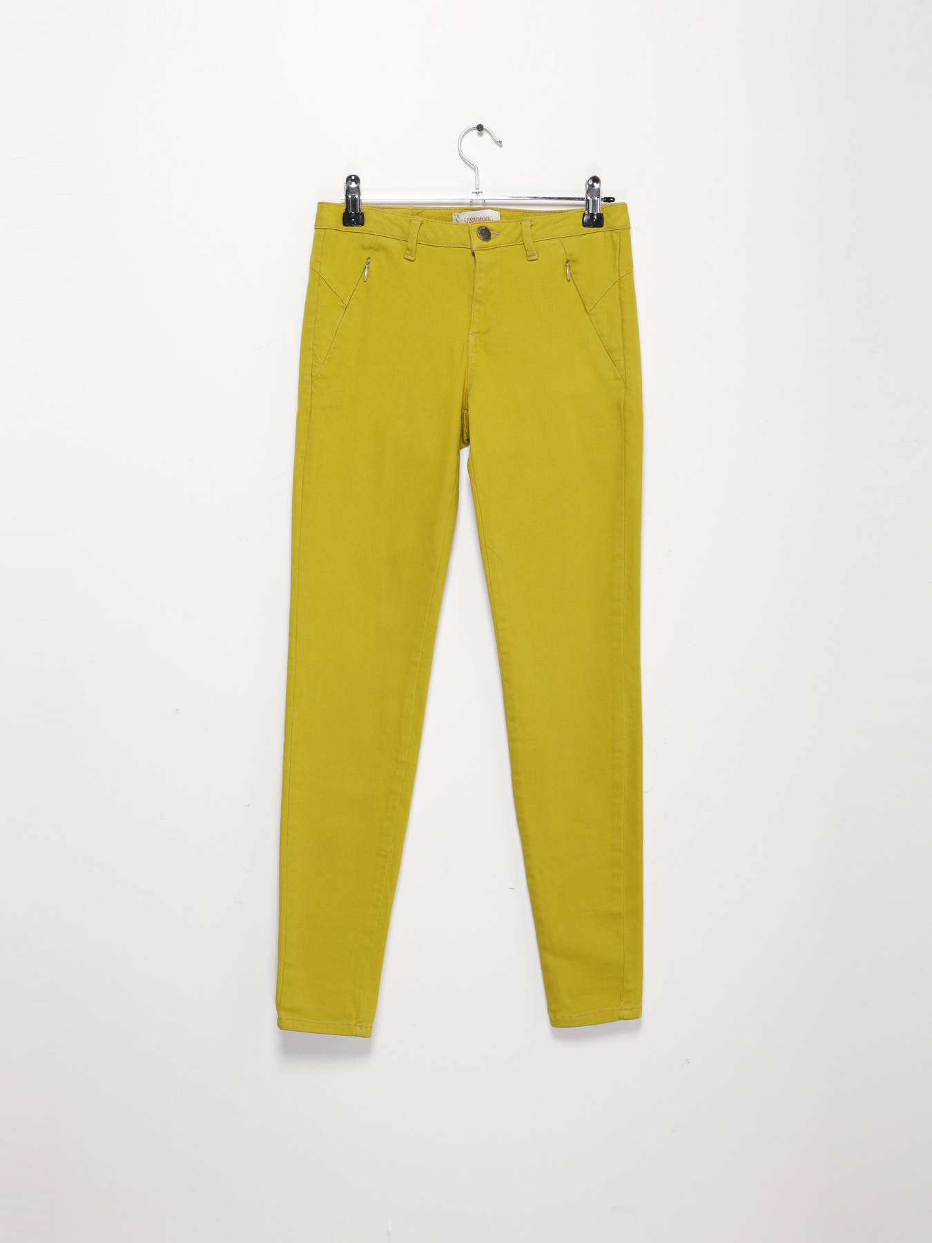 Штани повсякденні Sassofono модель A182-SF-100011-4 ЖОВТИЙ Фото
