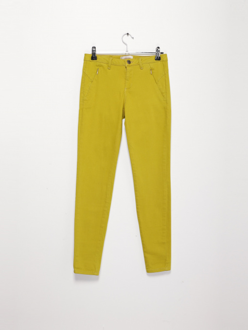 Брюки повседневные Sassofono модель A182-SF-100011-4 ЖОВТИЙ Фото