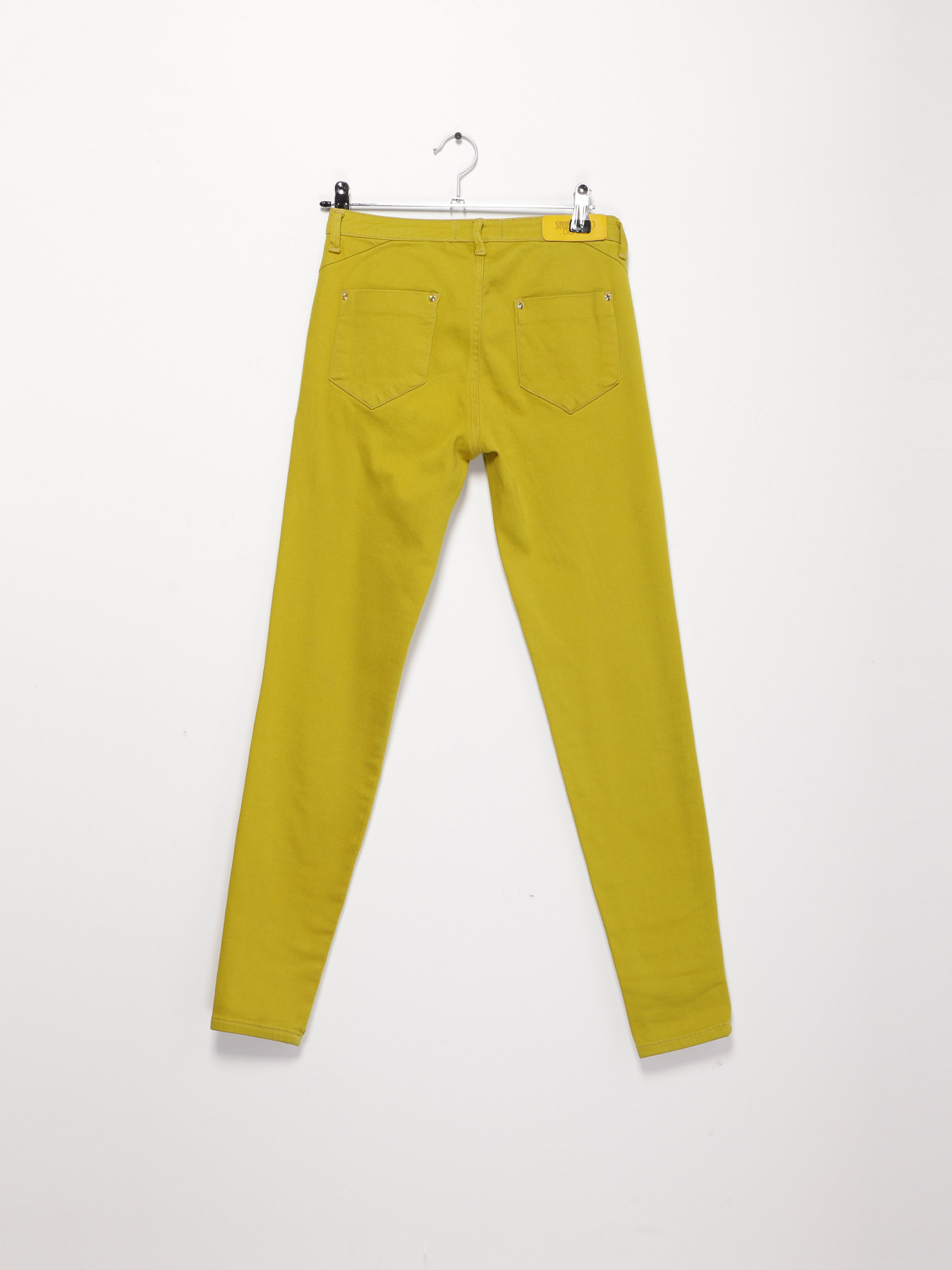 Повседневные штаны Sassofono модель A182-SF-100011-4 ЖОВТИЙ Фото