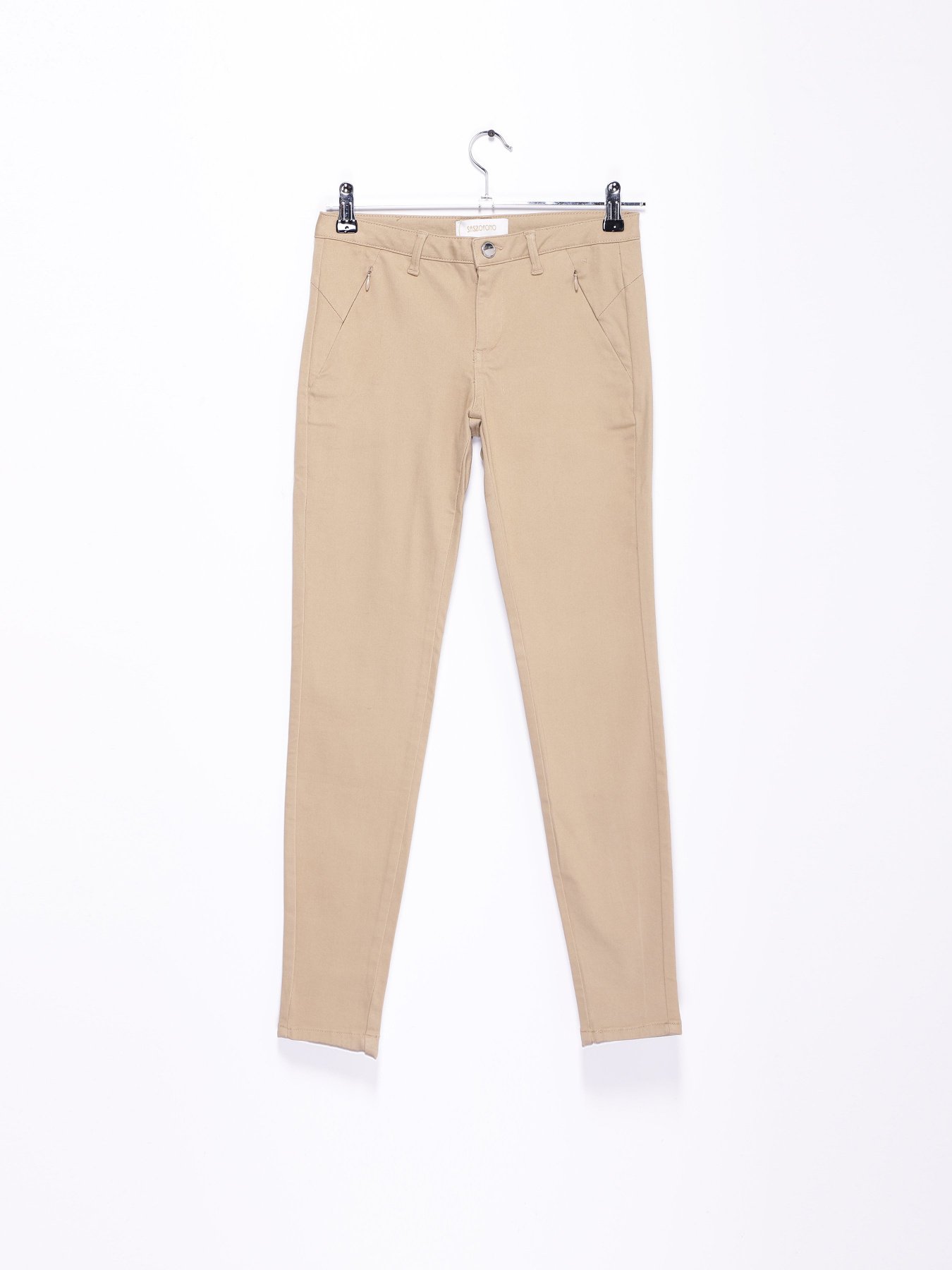 Брюки повседневные Sassofono модель A182-SF-100011-7 Бежевий Фото
