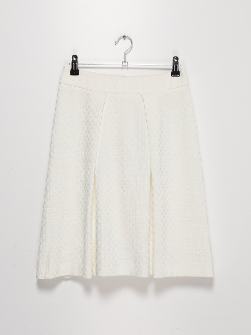 Юбка миди Sassofono модель A182-SF-108081 МОЛОЧНИЙ Фото