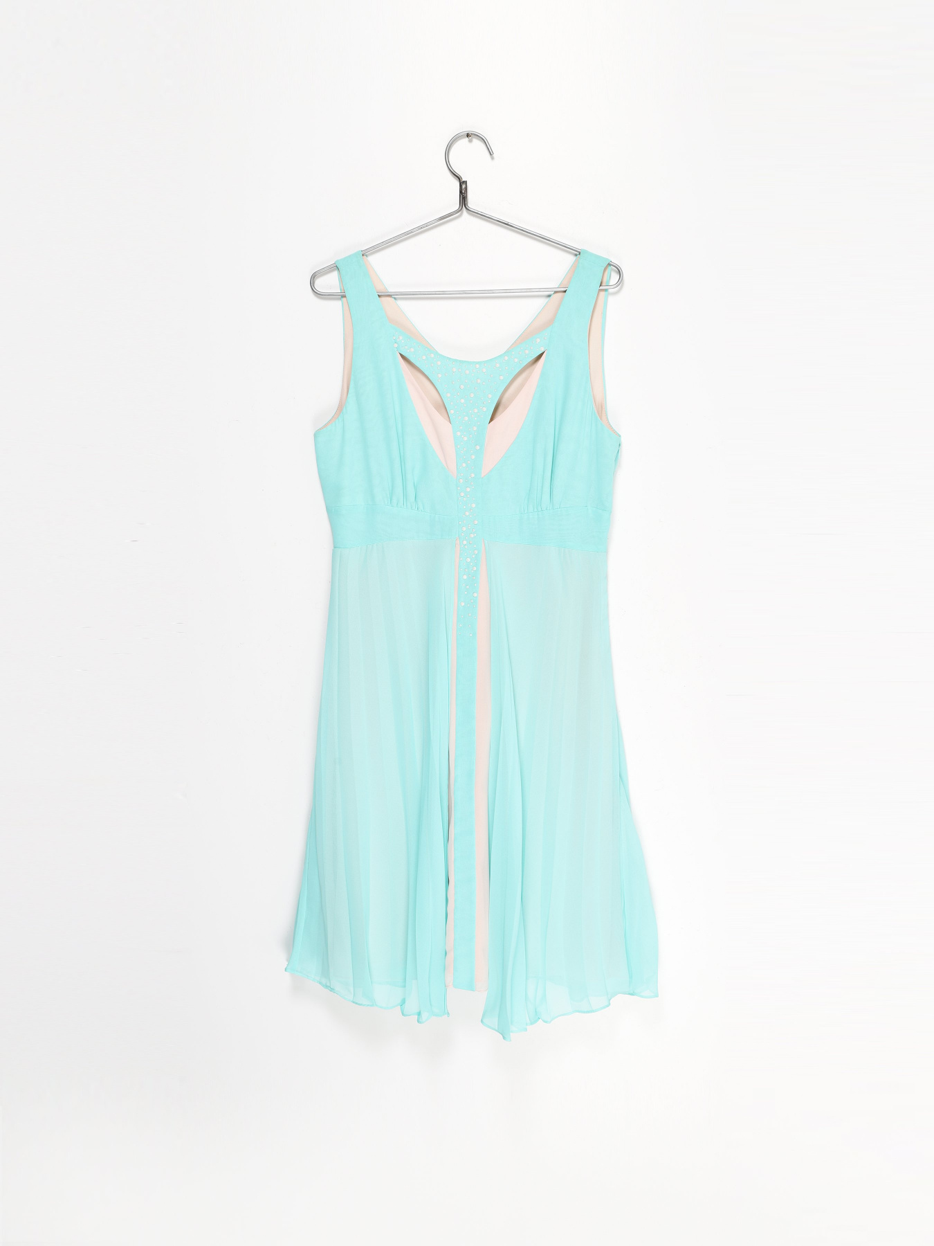 Платье мини Sassofono модель A182-SF-13917 МЯТНИЙ Фото