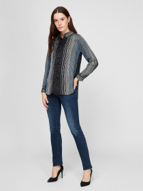 Блуза Sassofono модель A191SC8YG416, Блакитний Фото