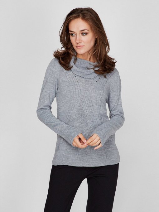 Свитер Sassofono модель A201-SC-27662, Камяний Фото