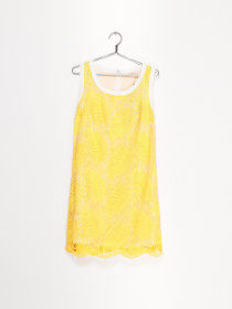 Платье мини Sassofono модель A182-SF-180171-1 ЖОВТИЙ Фото