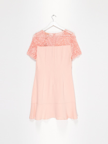 Платье мини Sassofono модель A182-SF-205171 ЛОСОСЕВИЙ Платье мини Sassofono модель A182-SF-205171 ЛОСОСЕВИЙ Фото