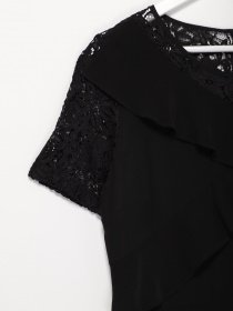 Сукня міні Sassofono модель A182-SF-205171 ЧОРНИЙ Сукня міні Sassofono модель A182-SF-205171 ЧОРНИЙ Фото