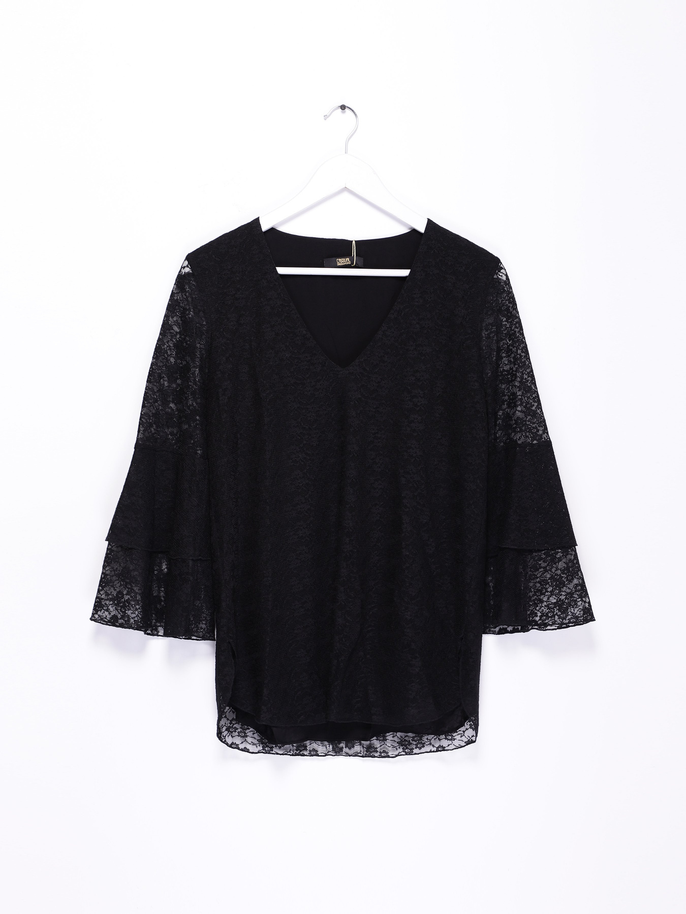 Блуза Sassofono модель A182-SF-606111 ЧОРНИЙ Фото