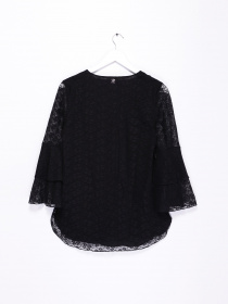 Блуза Sassofono модель A182-SF-606111 ЧОРНИЙ Фото