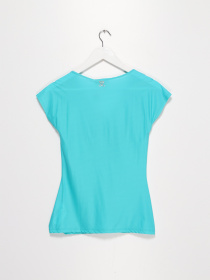 Футболка Sassofono модель A182-SF-619111 БІРЮЗОВИЙ Фото