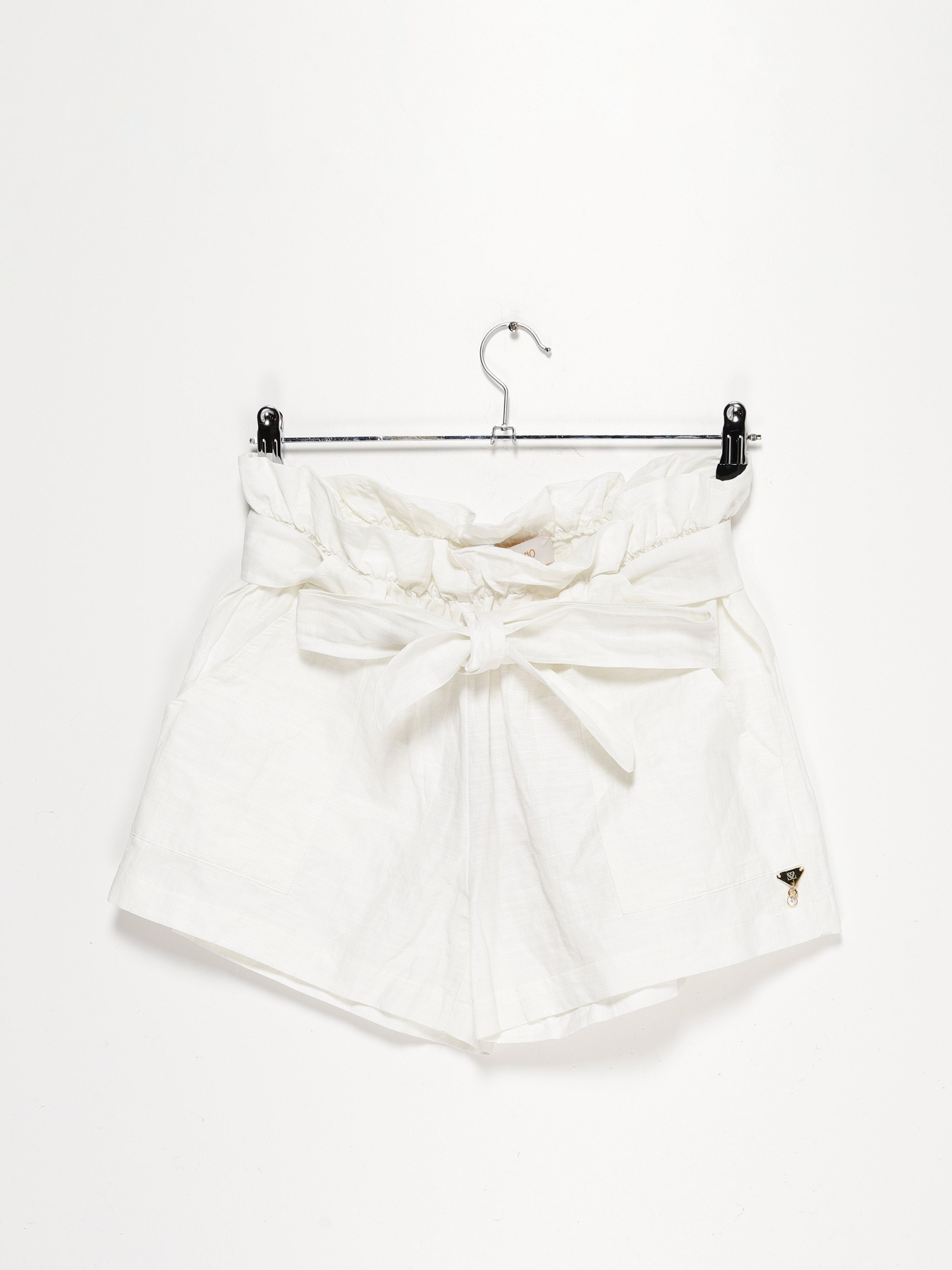 Повседневные шорты Sassofono модель A182-SF-625071 Білий Фото