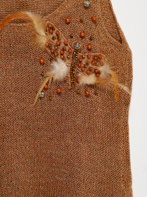 Майка Sassofono модель A182-SF-700111 КЕМЕЛ Фото