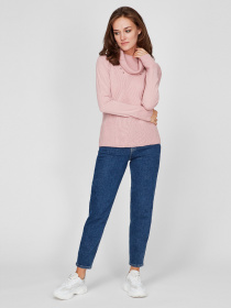 Свитер Sassofono модель A201-SC-27662, Пудра Фото