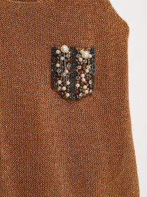 Майка Sassofono модель A182-SF-700113 КЕМЕЛ Фото