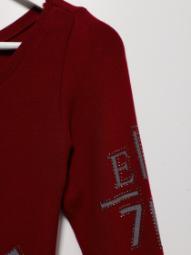 Туника Sassofono модель A191-SC-3058 БОРДОВИЙ Фото