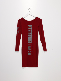 Туника Sassofono модель A191-SC-3058 БОРДОВИЙ Туника Sassofono модель A191-SC-3058 БОРДОВИЙ Фото