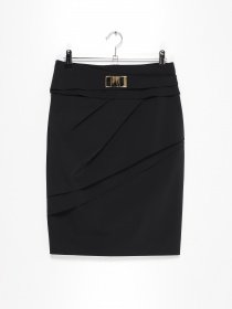 Юбка мини Sassofono модель A192-SC-203225 ЧОРНИЙ Фото