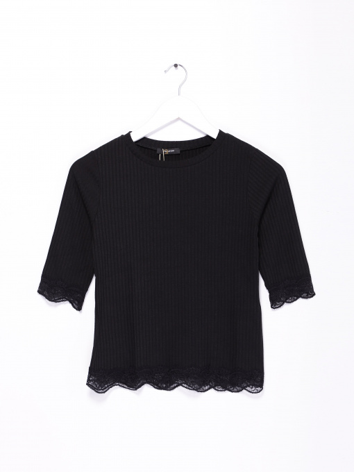 Блуза Sassofono модель A192-SC-3043 ЧОРНИЙ Фото