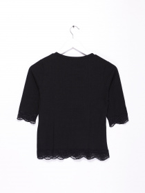 Блуза Sassofono модель A192-SC-3043 ЧОРНИЙ Блуза Sassofono модель A192-SC-3043 ЧОРНИЙ Фото