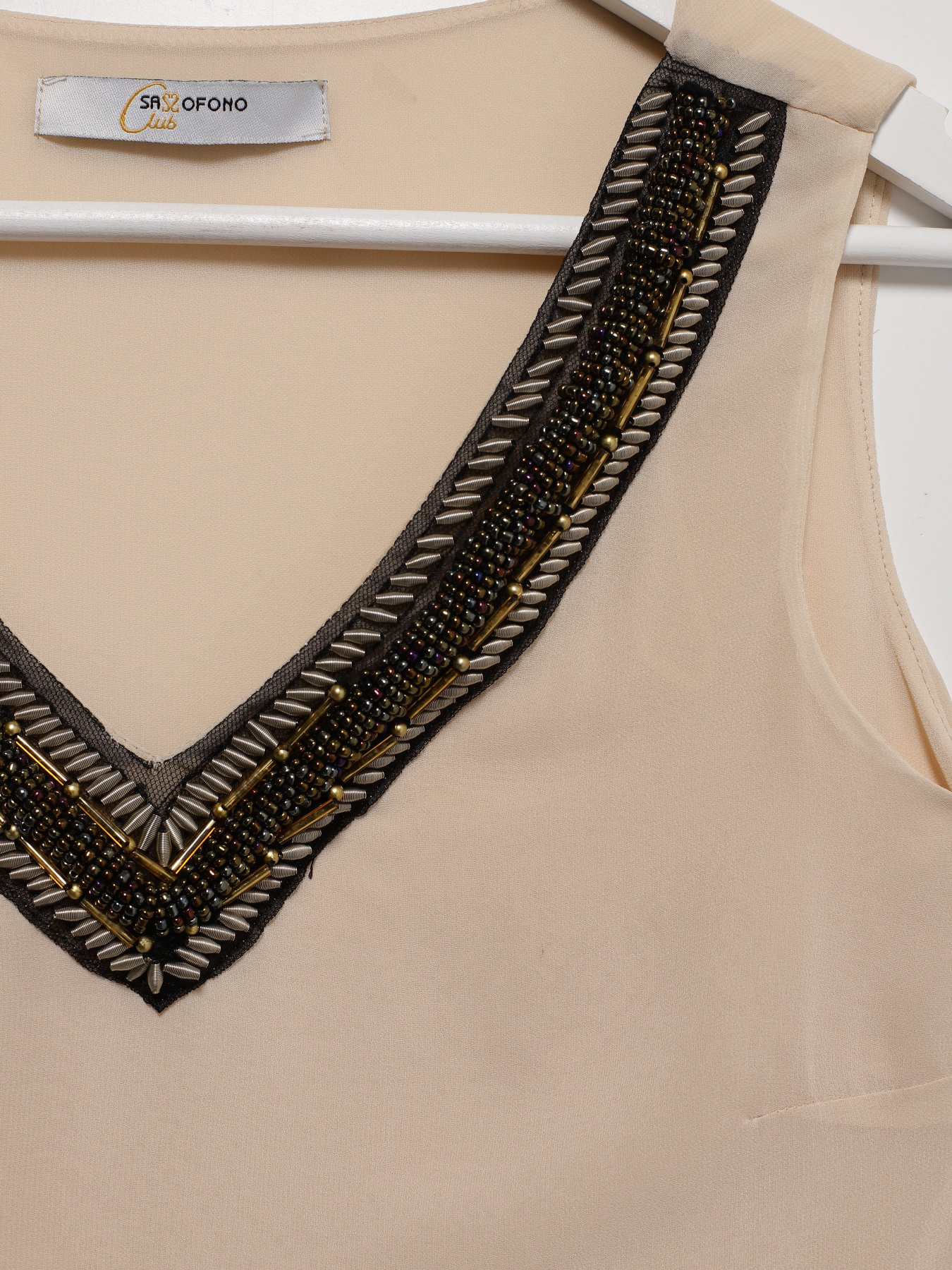 Блуза Sassofono модель A192-SC-33883 КАМЯНИЙ Фото