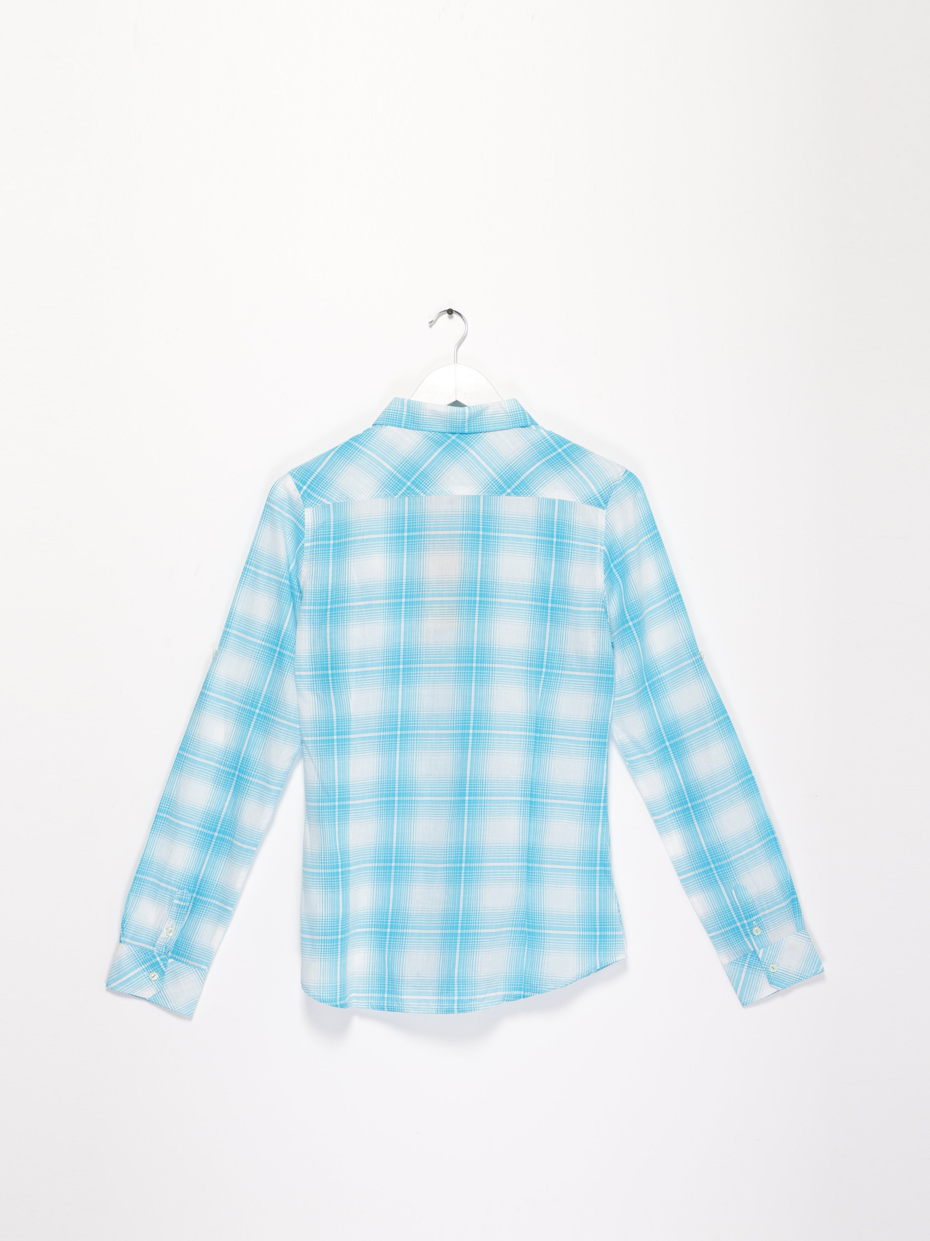 Рубашка Sassofono модель A192-SC-5544 БІРЮЗОВИЙ Фото