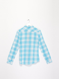 Рубашка Sassofono модель A192-SC-5544 БІРЮЗОВИЙ Фото