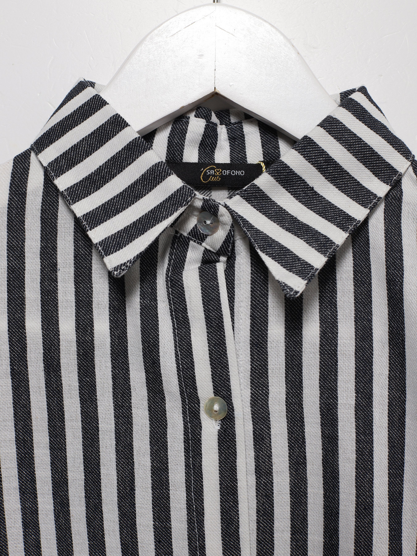 Рубашка повседневная Sassofono модель A192-SC-602171 СИНІЙ Фото