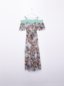 Платье мини Sassofono модель A192-SC-638171 МЯТНИЙ Фото