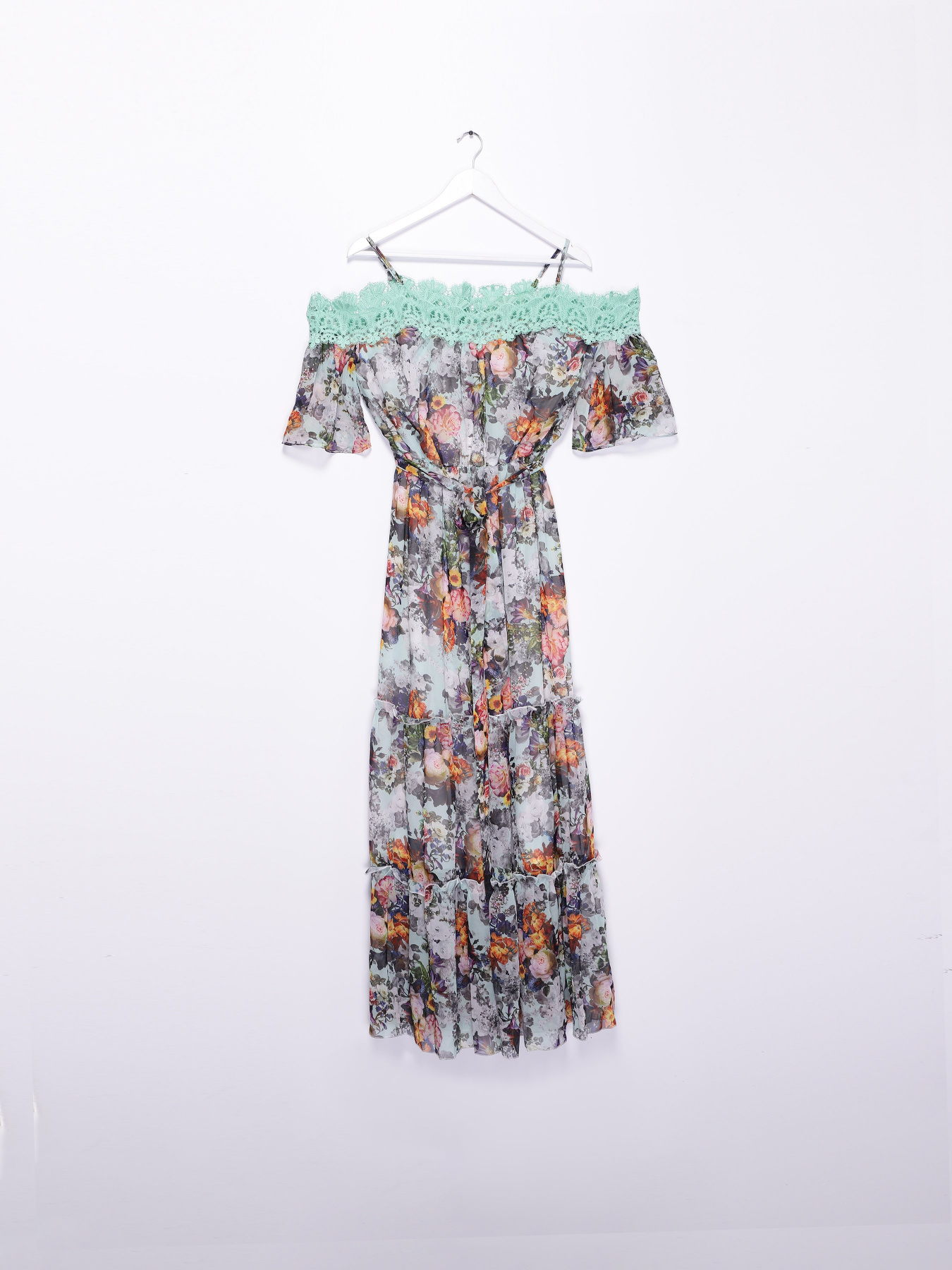 Платье мини Sassofono модель A192-SC-638171 МЯТНИЙ Фото